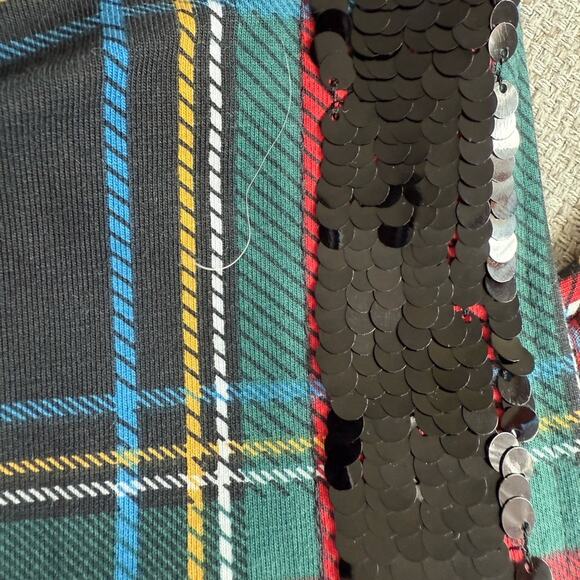 J. Crew Crewcuts Stewart tartan sequin tux leggings - Picture 7 of 11